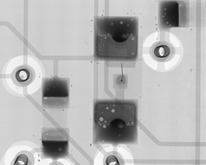 bond wires and solder voids